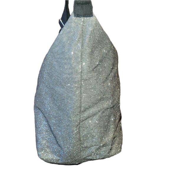 Victorias Secret Limited Edition Silver Glitter Weekender Tote Bag NWOT - Picture 8 of 15